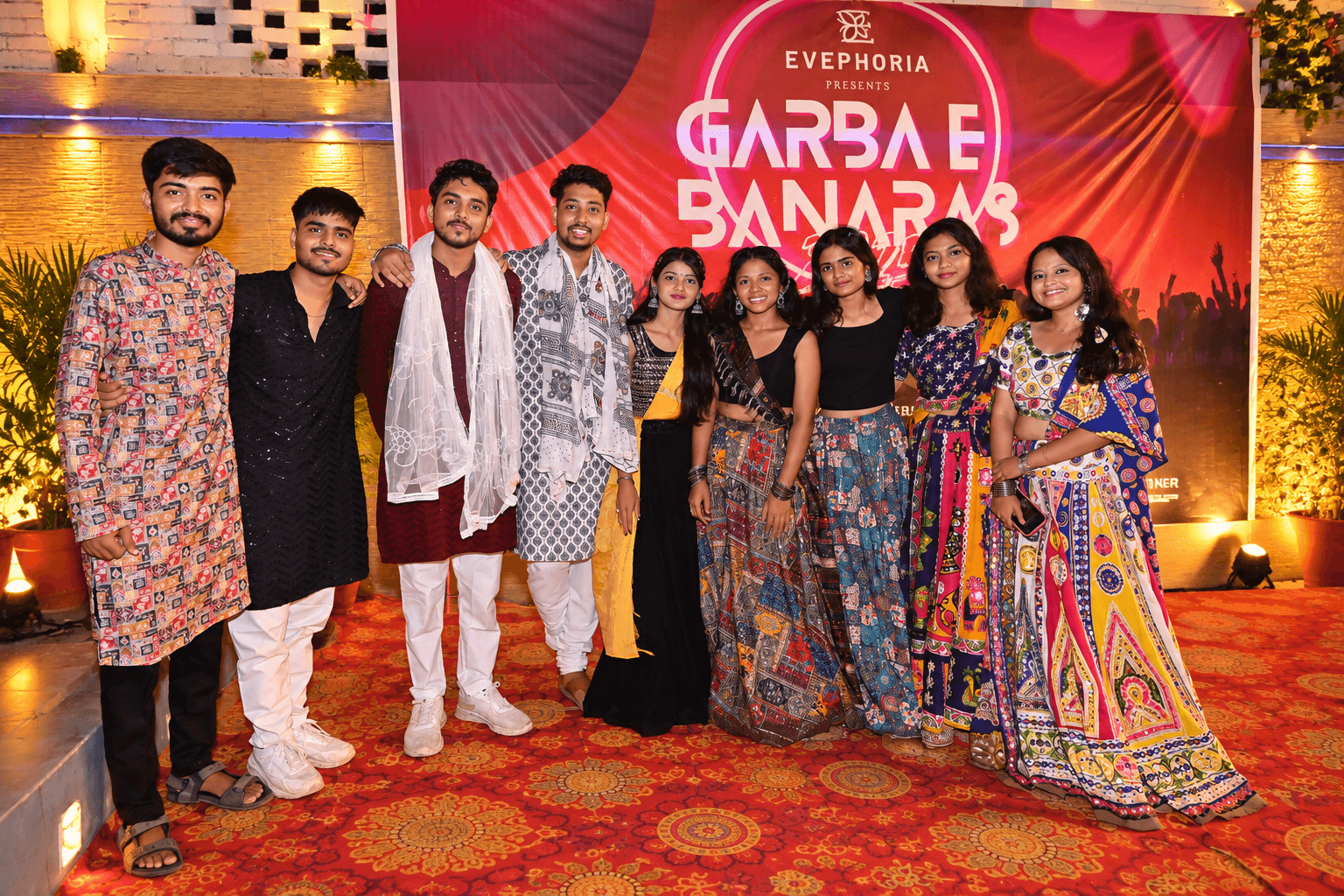 Garba-E-Banaras festival moment